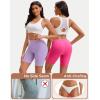 imageINNERSY Womens Cotton Boyshort Underwear High Waisted Anti Chafing Shorts Soft Panties 4 PackVibrant Hues