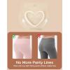 imageINNERSY Womens High Waist Seamless Underwear No Show Panties Full Coverage Briefs 3PackNude