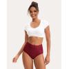 imageINNERSY Womens High Waisted Underwear Cotton Panties Regular ampamp Plus Size 5PackBasics