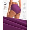 imageINNERSY Womens High Waisted Underwear Cotton Panties Regular ampamp Plus Size 5PackLavender Dreams