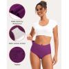 imageINNERSY Womens High Waisted Underwear Cotton Panties Regular ampamp Plus Size 5PackLavender Dreams