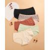 imageINNERSY Womens Underwear Cotton Hipster Panties Soft Breathable Ladies Briefs 5PackMaillard