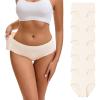 imageINNERSY Seamless Underwear for Women No Show Bikini Panties Invisible Breathable Hipster 6PackNude