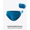 imageINNERSY Mens Underwear Briefs Low Rise Bikini Cut Covered Waistband Briefs 4PackMidnight Core