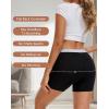 imageINNERSY Boy Shorts Underwear for Women High Waisted Ladies Panties Boxer Briefs Breathable Stretch 5 PackBlack