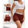 imageINNERSY Boy Shorts Underwear for Women High Waisted Ladies Panties Boxer Briefs Breathable Stretch 5 PackRetro Dusk