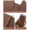 imageINNERSY Boy Shorts Underwear for Women High Waisted Ladies Panties Boxer Briefs Breathable Stretch 5 PackWarm Brown