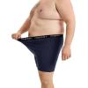 imageINNERSY Mens Big and Tall Boxer Briefs Cotton Stretch Moisture Wicking Underwear 5PackDark Retro