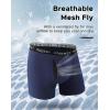 imageINNERSY Mens Big and Tall Boxer Briefs Cotton Stretch Moisture Wicking Underwear 5PackDark Retro