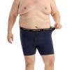 imageINNERSY Mens Big and Tall Boxer Briefs Cotton Stretch Moisture Wicking Underwear 5PackDark Retro