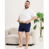 imageINNERSY Mens Big and Tall Boxer Briefs Cotton Stretch Moisture Wicking Underwear 5PackDark Retro