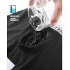 imageINNERSY Mens Reusable Incontinence Underwear Bladder Leak Cotton Boxer Briefs 1PackMediumSolid BlackSolid Black