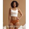 imageINNERSY Seamless Underwear for Women Soft No Show Invisible Hipster Panties 4PackMaillard