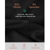 imageINNERSY Womens Modal Underwear High Waist Breathable Briefs Full Coverage Ladies Panties 4PackBlack