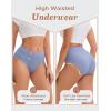 imageINNERSY Womens Modal Underwear High Waist Breathable Briefs Full Coverage Ladies Panties 4PackDark Vintage