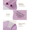 imageINNERSY Womens Modal Underwear High Waist Breathable Briefs Full Coverage Ladies Panties 4PackMacaron