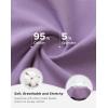 imageINNERSY Womens Plus Size Underwear High Waisted Full Coverage Soft Stretch Cotton Boy Shorts Panties 4PackMisty Horizon