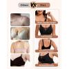 imageINNERSY Womens Plus Size Wireless amp Seamless Supportive Full Coverage Bras Push Up No Underwire Bra for Everyday ComfortBlack