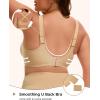 imageINNERSY Womens Plus Size Wireless amp Seamless Supportive Full Coverage Bras Push Up No Underwire Bra for Everyday ComfortNude