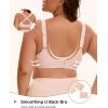 imageINNERSY Womens Plus Size Wireless amp Seamless Supportive Full Coverage Bras Push Up No Underwire Bra for Everyday ComfortPink