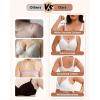 imageINNERSY Womens Plus Size Wireless amp Seamless Supportive Full Coverage Bras Push Up No Underwire Bra for Everyday ComfortWhite