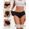 imageINNERSY Womens Seamless Underwear No Show Full Coverage Hipster Panties Stretchy Invisible Briefs 3PackBasic