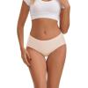 imageINNERSY Womens Seamless Underwear Pearly Sheen Soft Silky Lightweight Hipster PantiesElegant Basics