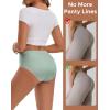 imageINNERSY Womens Seamless Underwear Pearly Sheen Soft Silky Lightweight Hipster PantiesSoft Tones