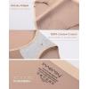 imageINNERSY Womens Seamless Underwear Pearly Sheen Soft Silky Lightweight Hipster PantiesWarm Nudes
