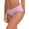 imageINNERSY Womens Underwear Cotton Seamless Hipster Panties No Show Soft Bikini Briefs 3PackMacaron