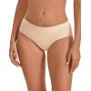 imageINNERSY Womens Underwear Cotton Seamless Hipster Panties No Show Soft Bikini Briefs 3PackNude