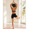 imageINNERSY Womens 4 Inseam Boxers Briefs Cotton Boyshorts Underwear Ladies Panties 3Pack3 Black