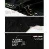 imageINNERSY Womens 4 Inseam Boxers Briefs Cotton Boyshorts Underwear Ladies Panties 3Pack3 Black