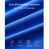 imageINNERSY Womens 4 Inseam Boxers Briefs Cotton Boyshorts Underwear Ladies Panties 3PackBlue Nude Trio