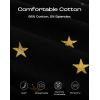 imageINNERSY Womens 4 Inseam Boxers Briefs Cotton Boyshorts Underwear Ladies Panties 3PackFlowercovered