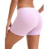 imageINNERSY Womens 4 Inseam Boxers Briefs Cotton Boyshorts Underwear Ladies Panties 3PackMacaroon