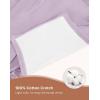 imageINNERSY Womens Maternity Underwear Cotton Under the Bump Pregnancy Postpartum Boyshorts Panties 4PackLavender