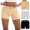 imageINNERSY Womens 4 Inseam Boxers Briefs Cotton Boyshorts Underwear Ladies Panties 3PackBasic