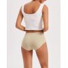 imageINNERSY Seamless Underwear for Women No Show Invisible Light Hipster Panties 3PackNude