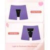imageINNERSY Girls Period Boyshorts Underwear for Teen Aged 816 Cotton Panties 4PackLilac Daze